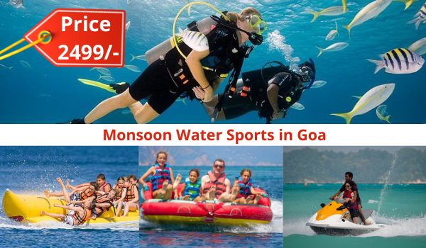 budget monsoon watersports in goa